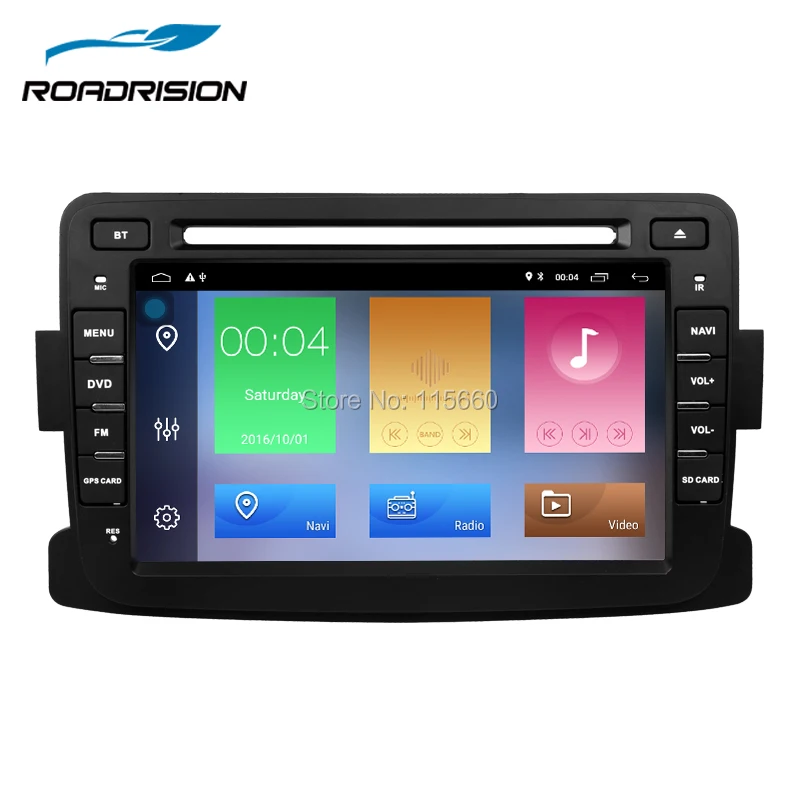 RoadRision Android 8 1 автомобильный dvd плеер для Renault Duster Dacia Logan Sandero Dokker Lodgy головное