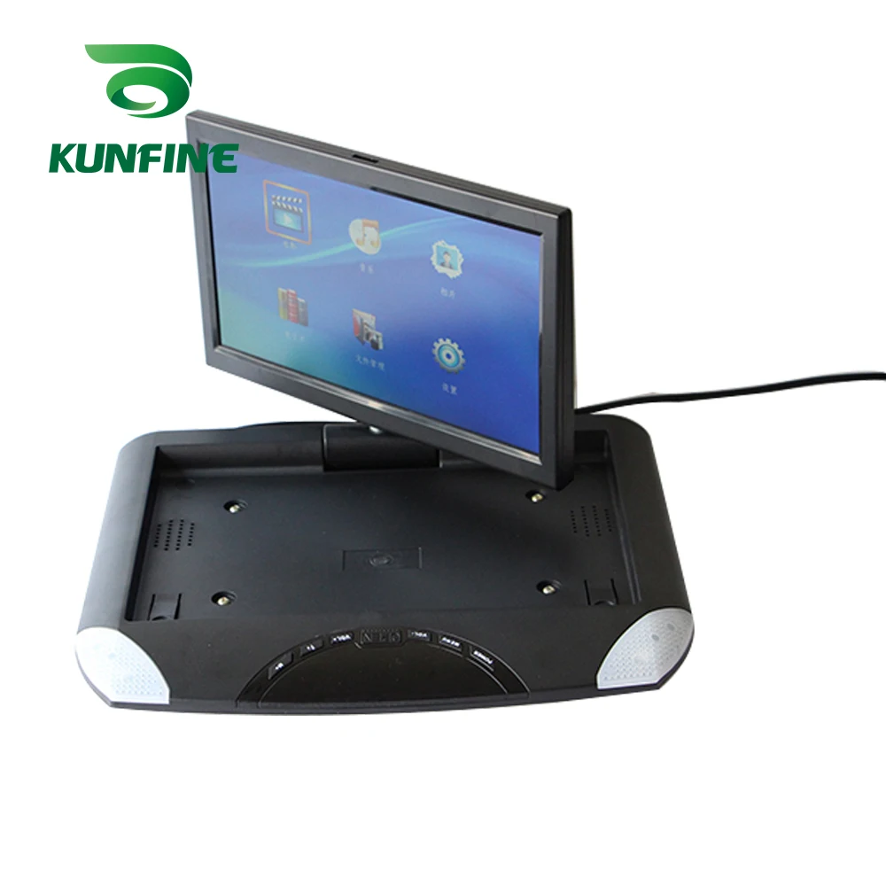 

10.1'' Car Roof Monitor LCD Flip Down Screen Overhead Multimedia Video Ceiling Roof mount Display Build in IR/FM Transmitter USB