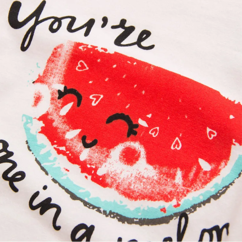 Summer Baby Girls Watermelon Printed T Shirts Loose Short Sleeve T-shirt For Kids Fruit Printed Tshirt Girl Casual Tops Summer Baby Girls Watermelon Printed T Shirts Loose Short Sleeve T-shirt For Kids Fruit Printed Tshirt Girl Casual Tops