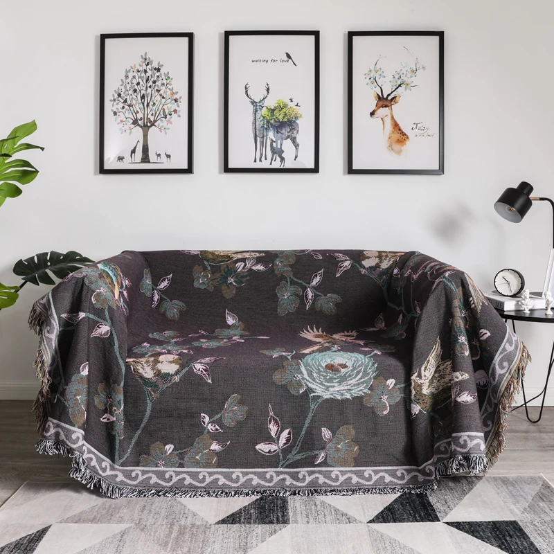 YRYIE مزدوجة الجانبين أربعة الموسم زهرة نمط المنزل لينة السرير موضوع منشفة من القطن الثقيل ل السرير مكتب السفر أريكة منشفة غطاء YRYIE مزدوجة الجانبين أربعة الموسم زهرة نمط المنزل لينة السرير موضوع منشفة من القطن الثقيل ل السرير مكتب السفر أريكة منشفة غطاء