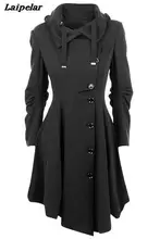 2018 women coat autumn black vintage gothic a line elegant winter asymmetric overcoat goth lace up natural retro solid coats rosetic gothic asymmetric coat vintage lace up autumn winter women black trench outerwear casual dark streetwear retro goth coat