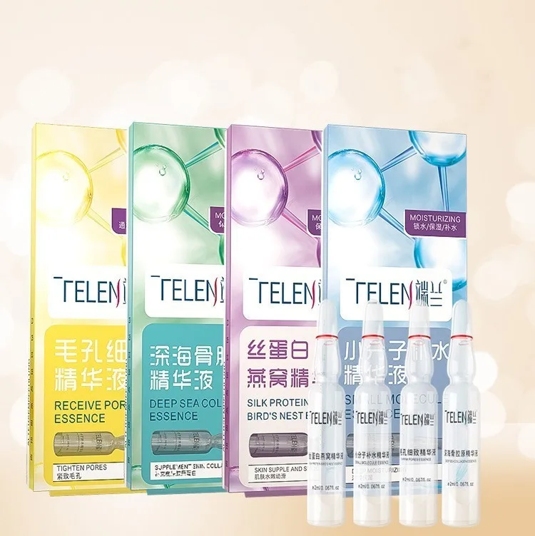 

Collagen Silk protein Ampoules Serums skin care Anti-Aging Wrinkle Firming Remove Fine Lines Moisturizing Nourishing for 7 Day