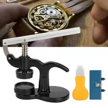 15 шт. набор инструментов для пресса часов для снятия задней части часов с батареей часов 12 штампов сменный инструмент для ремонта часов