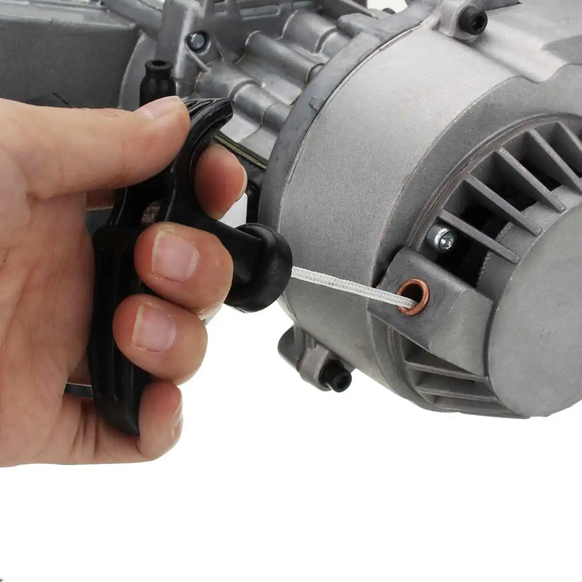 49cc 47cc motor completo de motocicleta arranque de 2 tiempos con transmisión de plata para Mini bicicleta de tierra