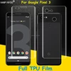 Protector de pantalla de película para Google Pixel3 / Pixel 3 XL, cubierta completa frontal/trasera, transparente, suave, TPU, no cristal templado ► Foto 1/6