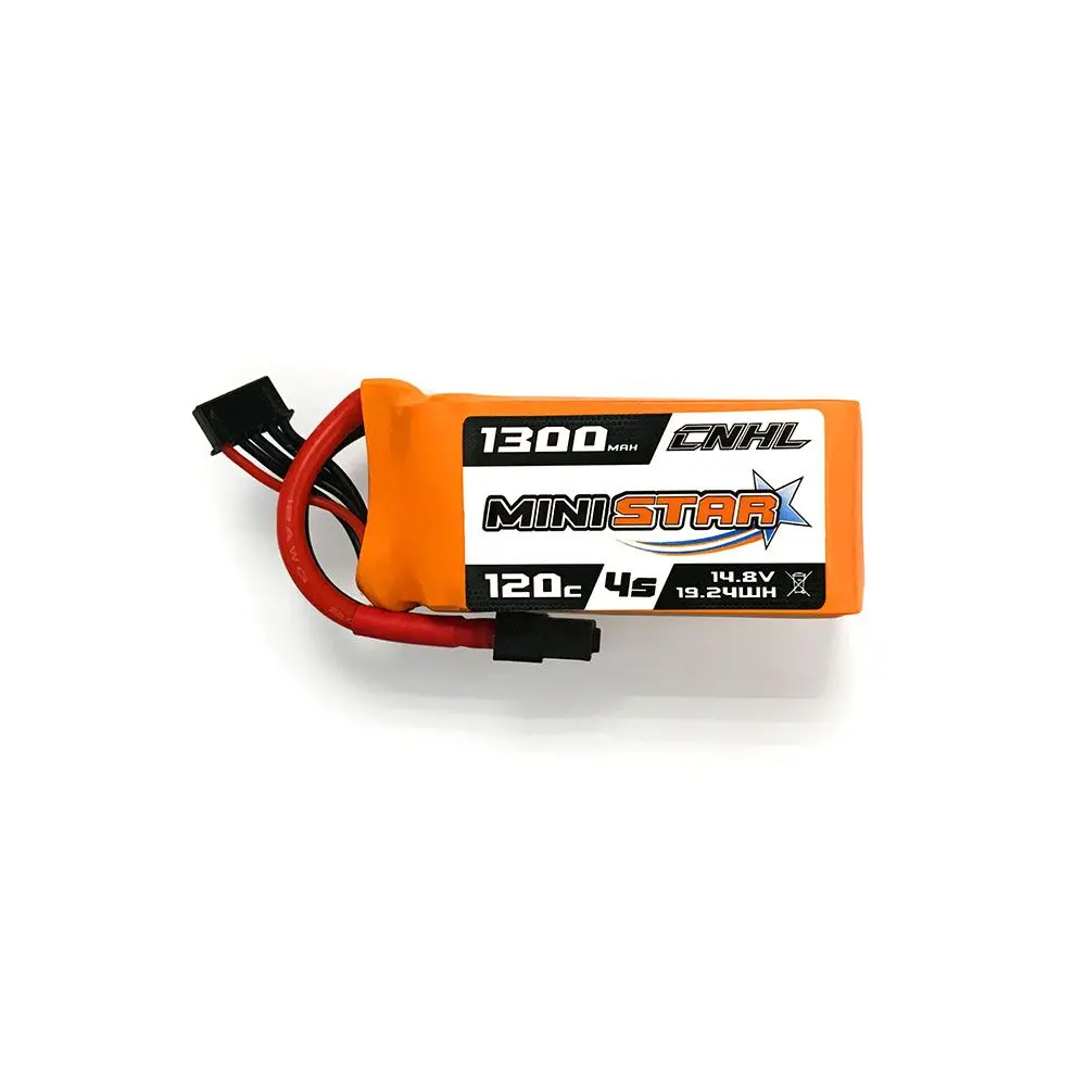CNHL MiniStar 14 8 V 1300mAh 4S 120C Lipo батарея XT60 разъем для радиоуправляемого дрона