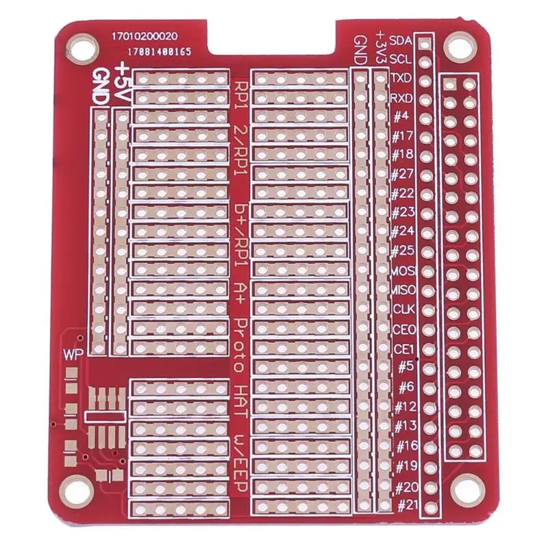 

ALLOYSEED DIY Prototyping Hat Shield Hole Plate Kit Pi 3 Prototyping Board for Model B A+/B+ HAT Hole Plate Prototyping Board