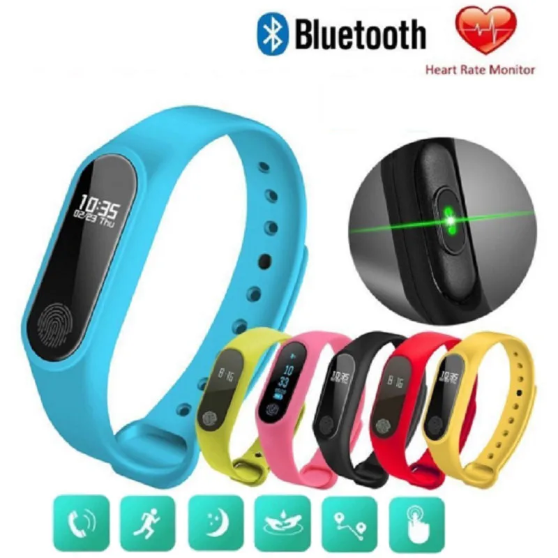 

Smart Band Pedometer Fitness Tracker Wristband Waterproof Band Heart Rate Monitor Bluetooth Smart Bracelet For Men Women