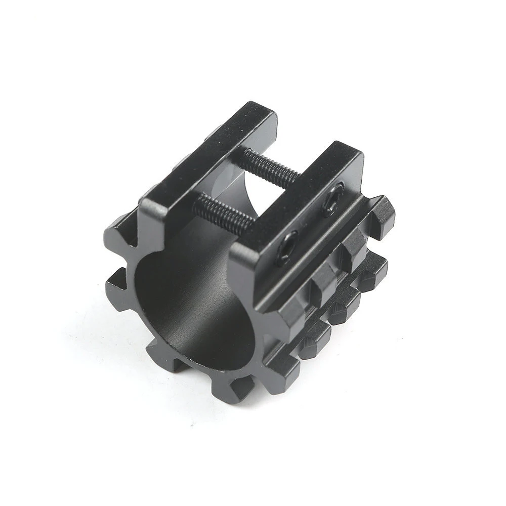 Крепление для трубки 3 журнала Shotgun Picatinny Rail 1 5 Mount Tube Laser Barrel Base Adapter 12GA Tri|Кронштейны