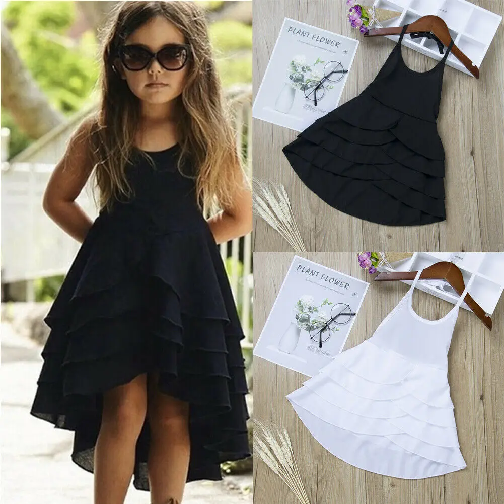 

Summer Baby Girls Party Bridesmaid Backless Beachdress Princess Dress Sundress