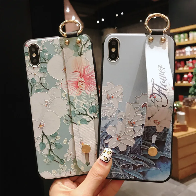 

Finger Ring Holder Case For Huawei P30 P20 Pro P20 P30 Lite P10 Plus Wrist Strap Hand Band Soft TPU Cover Luxury Stand Coque