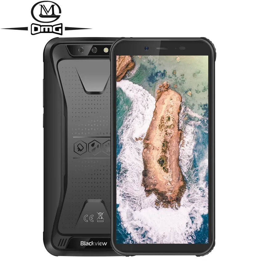 

Blackview BV5500 IP68 Waterproof shockproof Android 8.1 Mobile Phone 5.5" 18:9 Screen 2GB+16GB Dual SIM rugged 3G Smartphone