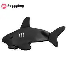 Забавная личность милая Акула Дизайн искусственная кожа Повседневная сумка через плечо мини-сумка клатч кошелек с клапаном