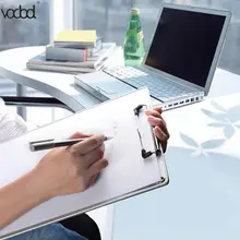 Алюминиевый сплав буфер обмена противоскользящая доска для письма клип блокнот файл папка держатель документов студент, школа, офис канцелярские принадлежности