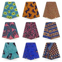 Настоящий воск настоящий голландский настоящий воск африканская набивная ткань 100 хлопок Нигерия, Анкара женское платье