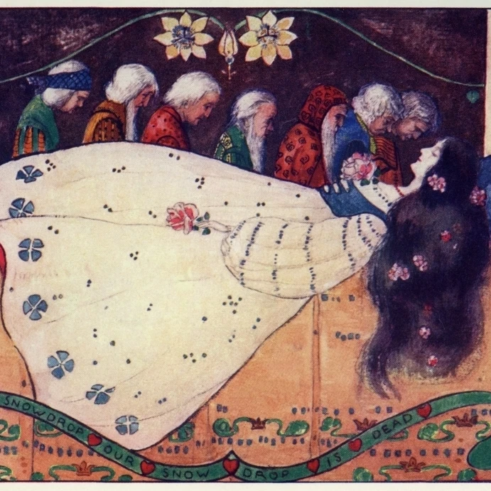 Snowdrop By Katharine Cameron Poster Print Mary Evans Picture Librarypeter &amp Dawn Cope Collection (24 X 18) | Дом и сад