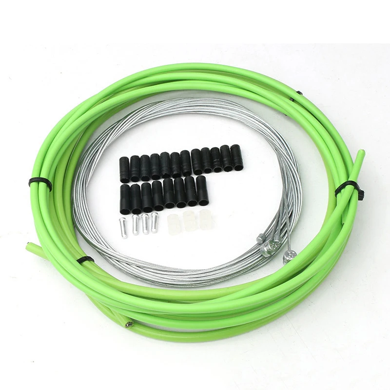 

Colorful Steel Durable Mountain Bike Brake And Shifting Cable Housing Kit Set