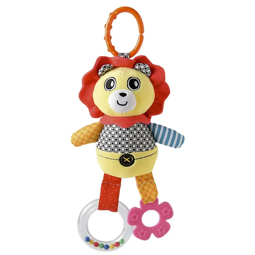 

Baby Appease Stroller Hanging Toys Teether Rattle Cute Plush Multicolor Crib < 3 years old Pendant