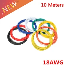 10 м 18AWG изолированный провод 2,1 провод ПВХ мм электронный кабель Сертификация UL изолированный светодиодный кабель для DIY подключения супер гибкий