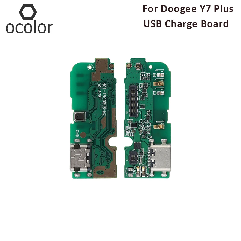 ocolor For Doogee Y7 Plus USB Plug Charge Board Assembly Repair Parts Phone Accessories In Stock | Мобильные телефоны и
