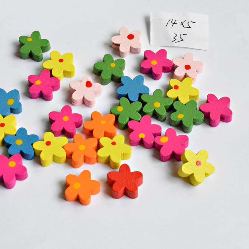 

Multi-pattern Wooden Beads Mixed Color for Jewelry Making DIY Baby betis balompie Pacifier Clip lollipop Attachment 023