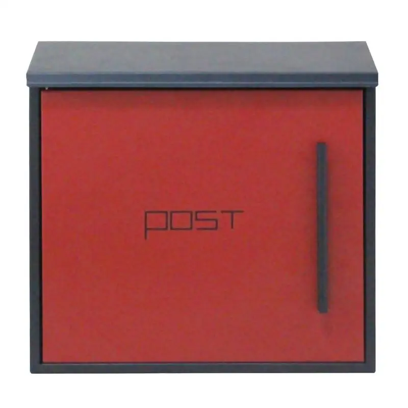 

Vintage Metal Iron Mailbox Waterproof Post Box Lockable Box Home Balcony Garden Decorative Crafts Tin Newspaper Letter Postbox