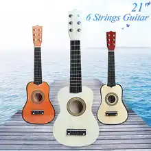 21 дюймов 6 струн начинающих практическая акустическая гитара с палочкой для детей струнные Музыкальные инструменты подарок