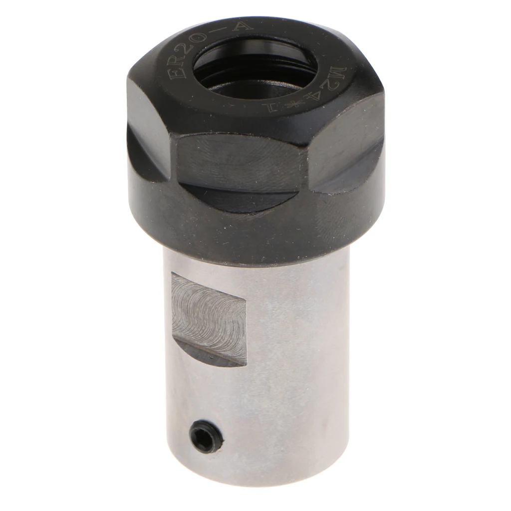 ER20 14mm Motor Shaft Collet Chuck Holder Toolholder Extension Rod CNC