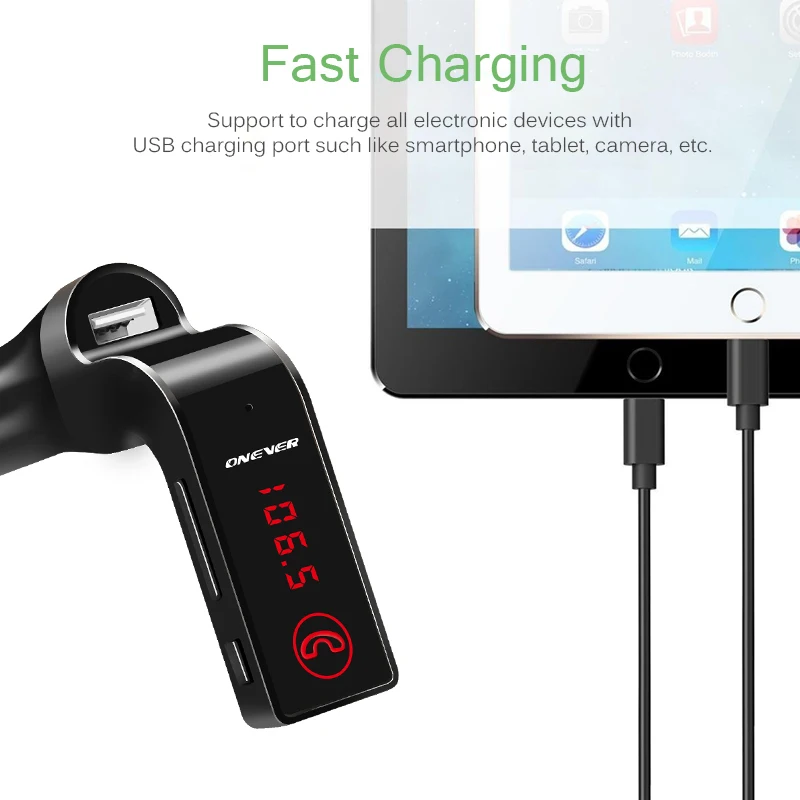 USB Автомобильное зарядное устройство 5V 2.1A автомобильное для телефона с