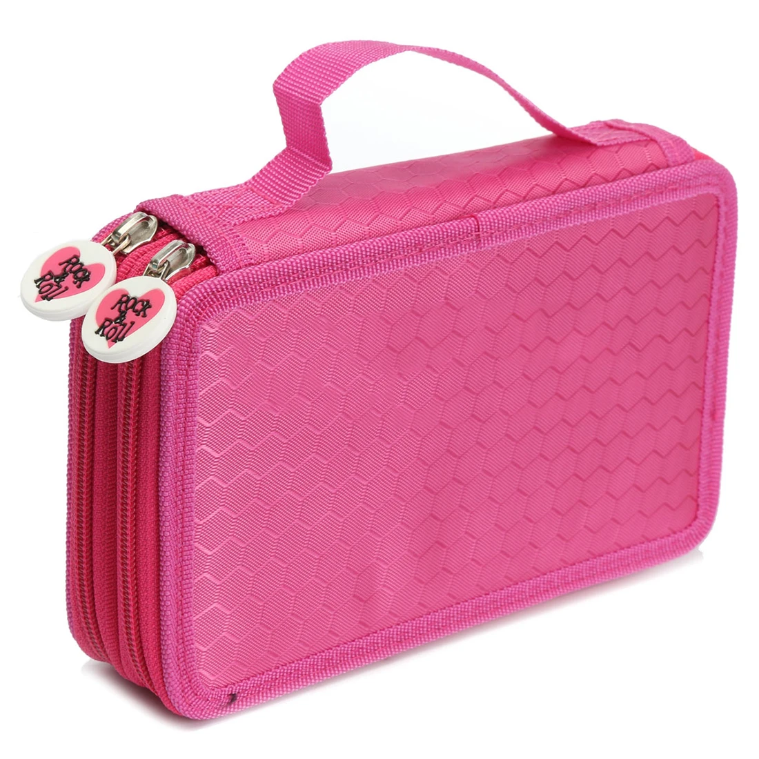 

High Capacity Holder Stationary Pencil Case Pen Box Storage Bag New, 2 Layers
