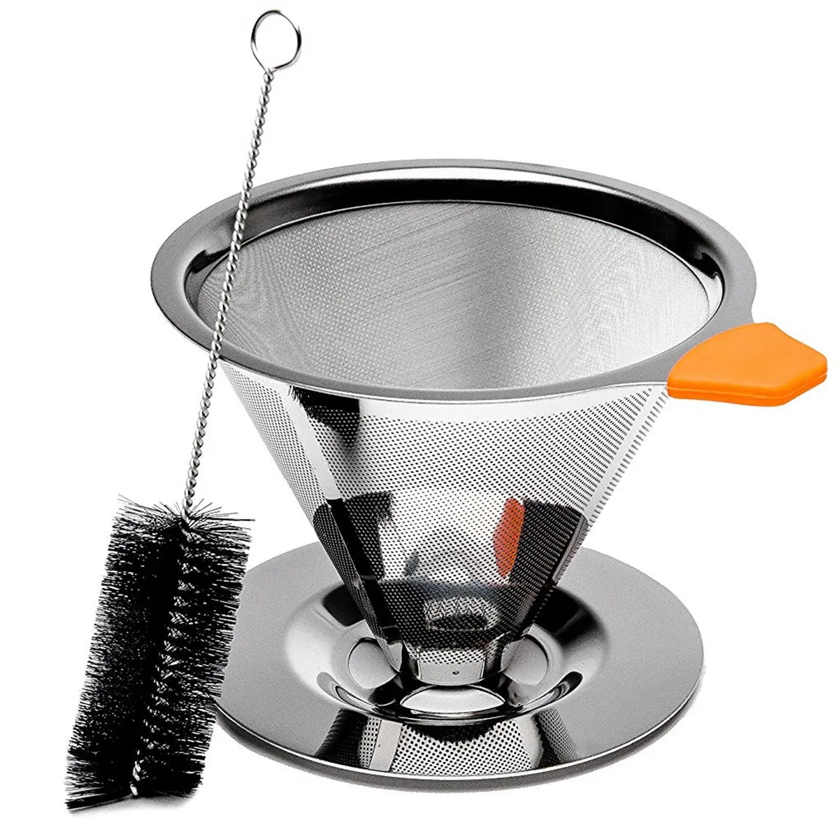 Горячая продажа налить над кофе капельница из нержавеющей стали конус