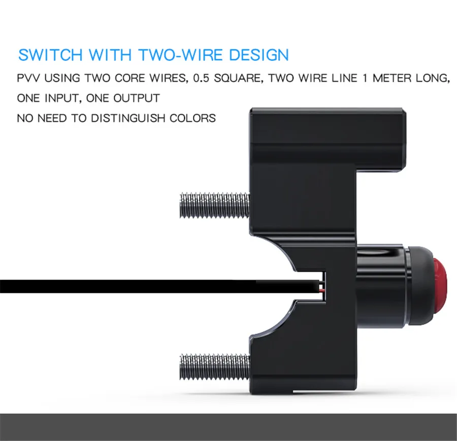 Переключатель для мотоцикла, велосипеда, мотокросса, громкоговорителя, кнопочный двигатель, ВКЛ-ВЫКЛ, инструмент Diy, Start Stopshipping