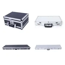 Portable password toolbox multi-function Suitcase storage case aluminum alloy Safety Case Password Box equipment case kundui suitcase women men travel bag thickening aluminum alloy laptop large toolbox lockable storage display box briefcase