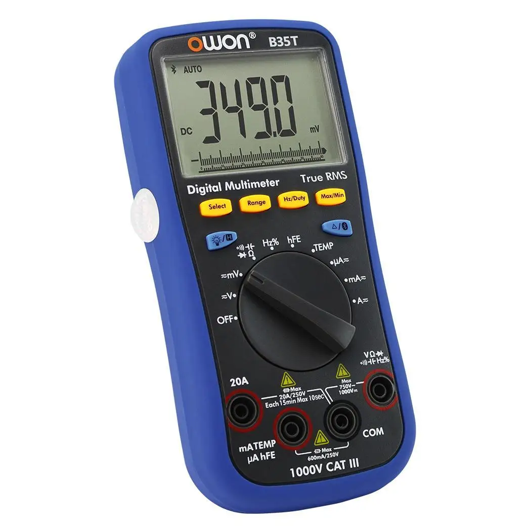 

3 in 1 Multifunction Digital Multimeter Owon B35T Handheld Digital LCD Display Bluetooth Digitale Multimeter