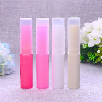 

300pcs new 4g lip tube lipstick Container Lip Balm PET lipstick bottle DIY Empty Refillable bottles Lip Gloss tube