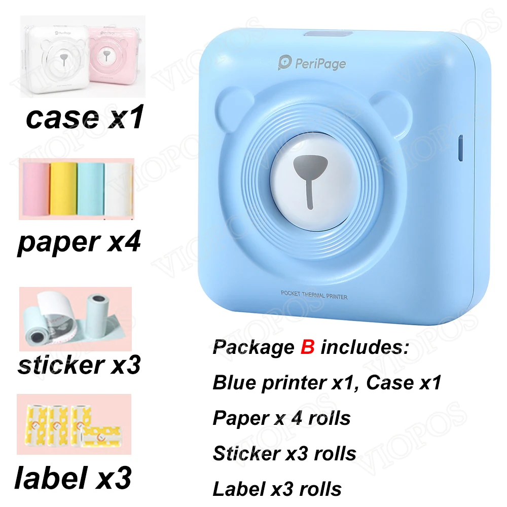 

Mini Pocket Photo Printer For Mobile phone Android and iOS