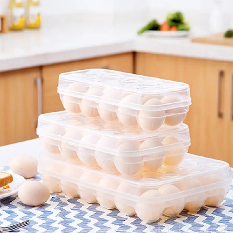 

Refrigerator Transparent Egg Storage Box Cartons Holder Organizer Bins Plastic Egg Crate Cheap Bulk Frame