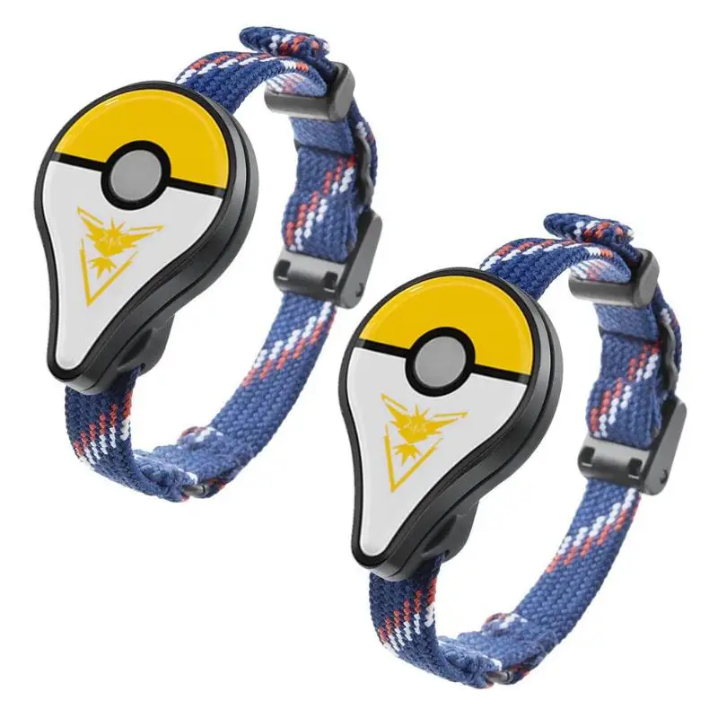 

ALLOYSEED 2pcs Bluetooth Bracelet Interactive Figure Toys Gaming Joystick gamepad for Nintend Pokemon Go Plus