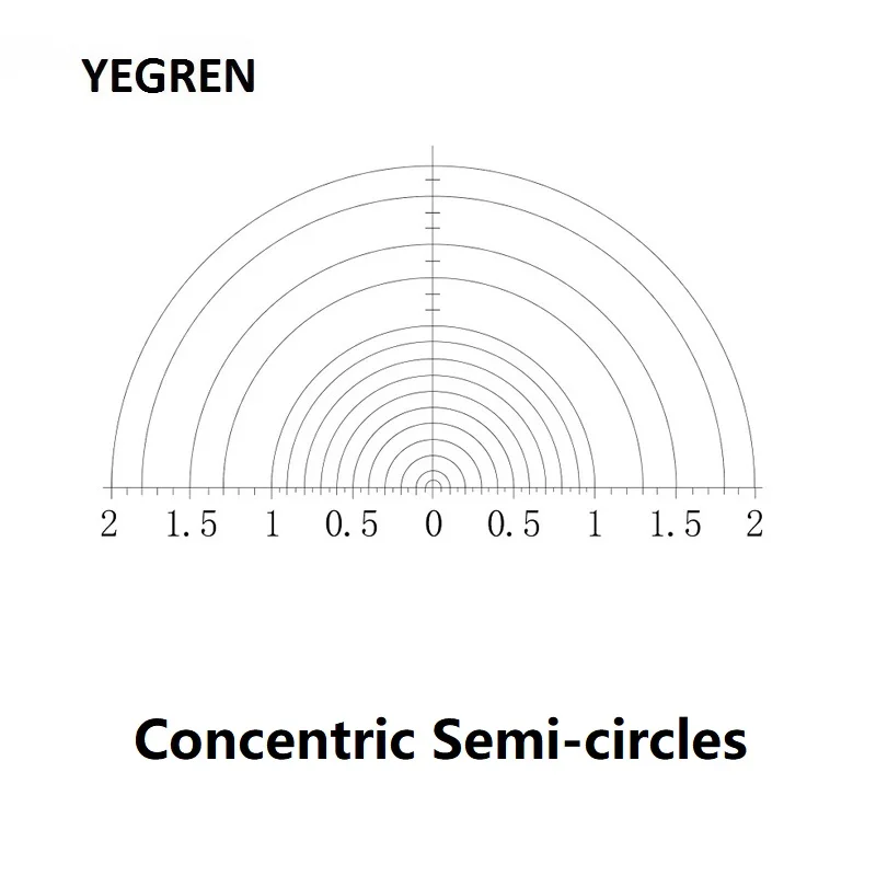 Диаметр 15 мм 15,5 мм окулярный микрометр 180 градусов концентрические полукруги калибровка кулярный микрометр