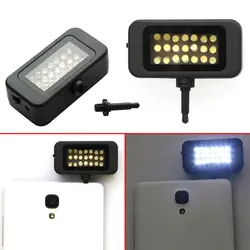 Enjoydeal светодиодный индикатор Flash Light клип на мини портативный универсальный Selfie круг кольцо лампы вспышки света ж мм/3,5 мм Интерфейс