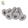 Vis Torx à tête plate en acier inoxydable 304, vis de sécurité à Six lobes, Iso14581 Gb2673 M2 M2.5 M3 M4 M5 M6 M8 ► Photo 1/4