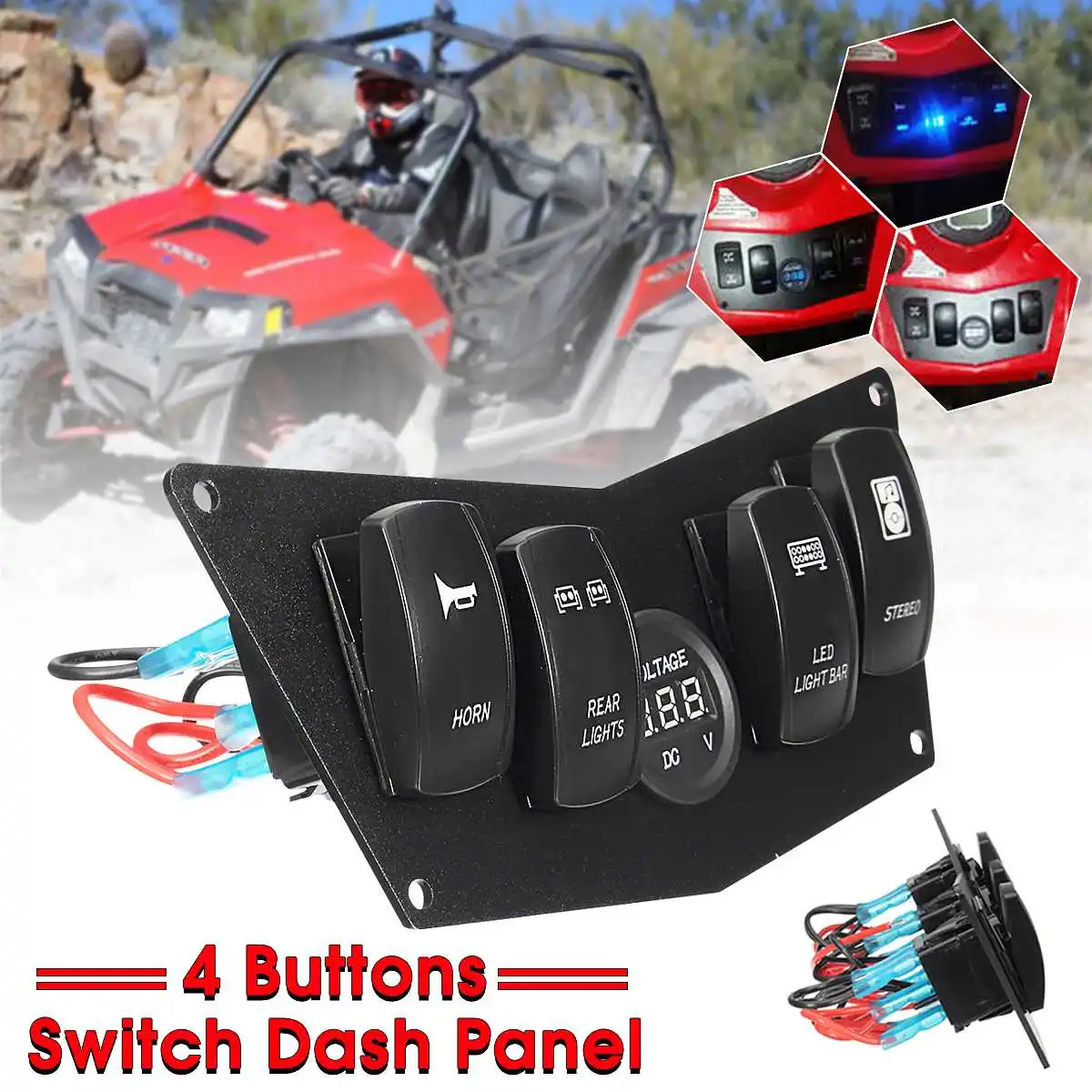 For Polaris Ranger RZR 800S 900XP XP900 570 2008 2014 ATV UTV 12 24V