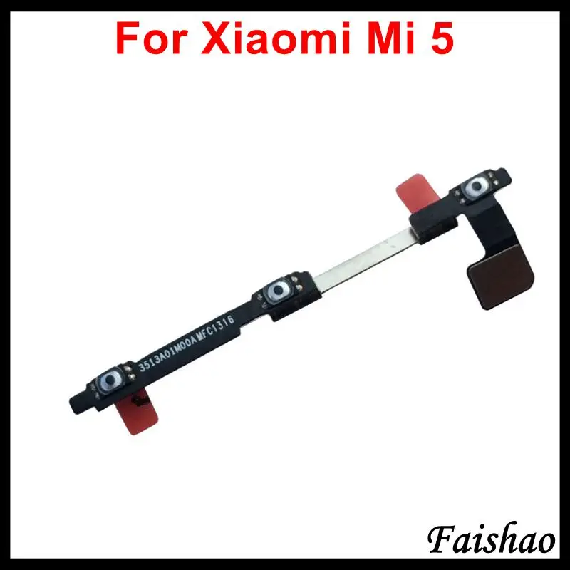 FaiShao Новинка 5 шт./лот для Xiaomi Mi5 Mi включение/выключение питания и кнопка