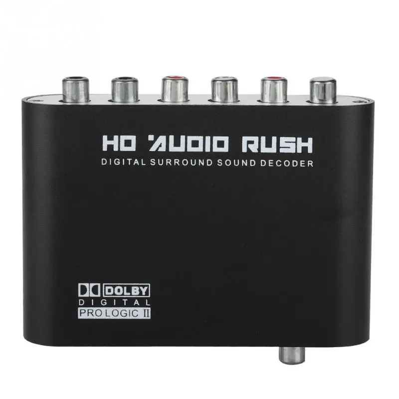 120dB SNR цифро-аналоговый аудио конвертер аналоговый R/L в аналоговый 5,1 канальный DTS декодер