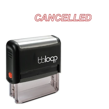 

Bbloop Cancelled w/Italic outline Style Font and Design Self-Ink