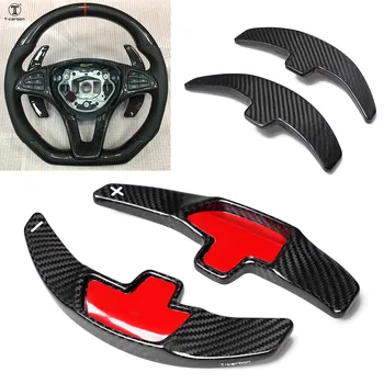 

Carbon Fiber Car Steering Wheel Paddle Shift For Mercedes Benz C180L C260L E300 E200 GLE CLA C200L GLC S C-Class