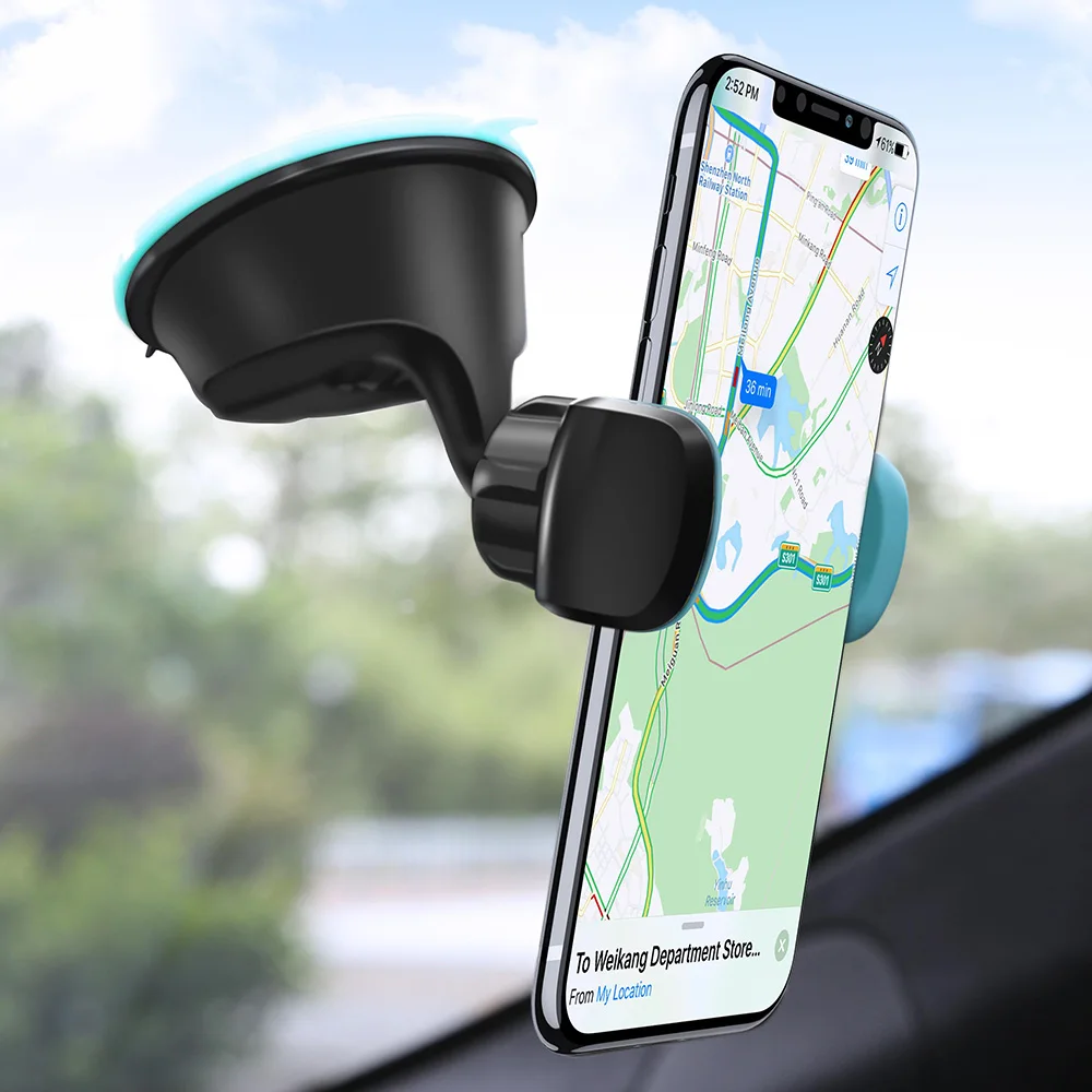 Автомобильный держатель для телефона KISSCASE 3 в 1 iPhone 7 8 6X360 Вращение универсальный