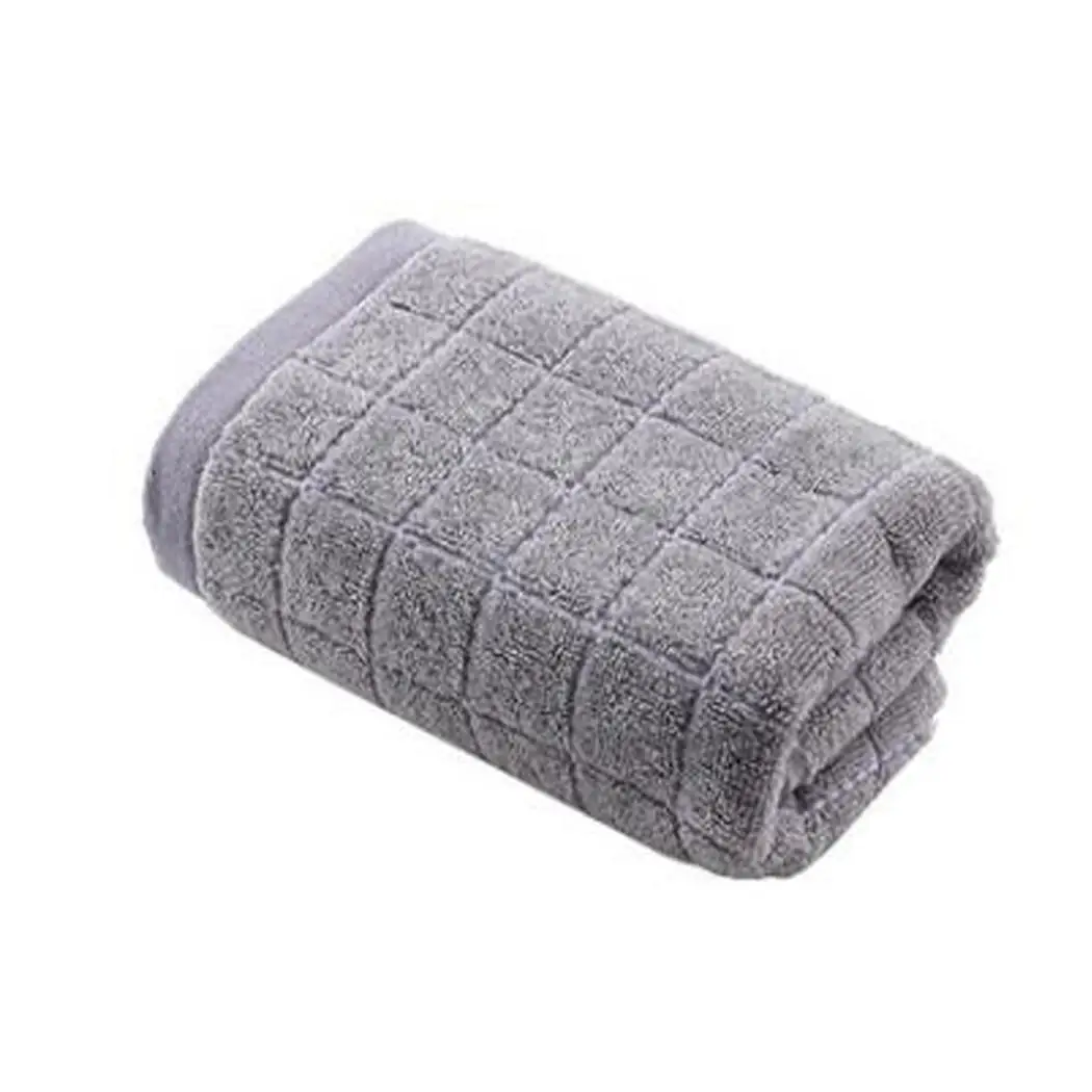 

Unisex Soft Cotton Absorbent Hair Drying Casual Bath Towel Stripe Pattern Face Towel Rectangle