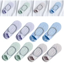 4 шт. женские носки для йоги удобная мягкая обувь на нескользящей подошве; профессиональные детские колготки дышащая Танцы хлопковые носки для девушек и женщин; Для женщин