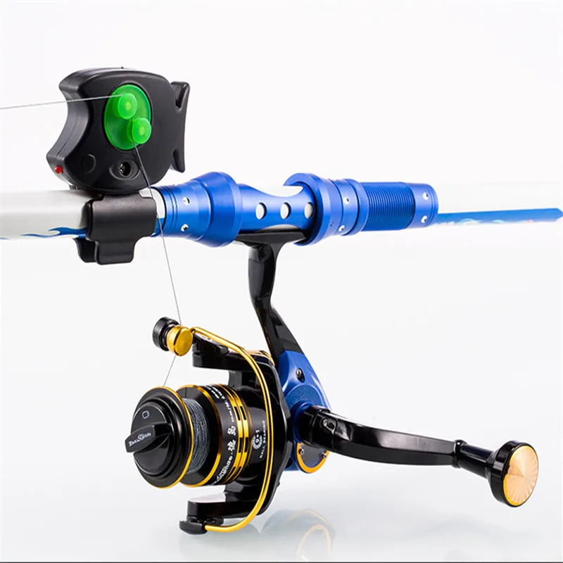 

Bobing Electronic LED Light Fish Bite Sound Alarm Alert Bell Sensitive Fishing Rod Clip-On Fishing Equiment Tools Nightight